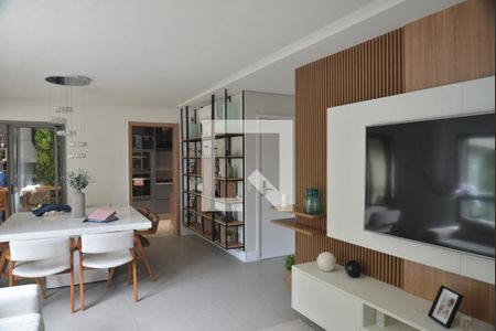 Sala de Estar de apartamento à venda com 3 quartos, 153m² em Jardim, Santo André