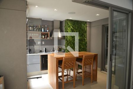 Varanda gourmet de apartamento à venda com 3 quartos, 153m² em Jardim, Santo André