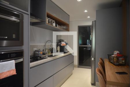 Cozinha de apartamento à venda com 3 quartos, 153m² em Jardim, Santo André