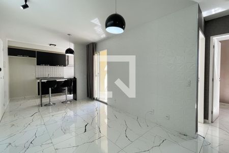 Sala  de apartamento para alugar com 2 quartos, 49m² em Planalto, São Bernardo do Campo
