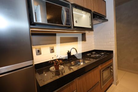 Cozinha de apartamento à venda com 2 quartos, 68m² em Vila Rosa, Goiânia