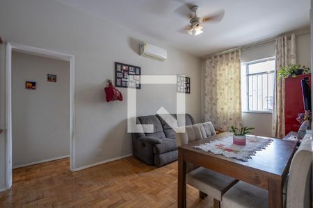 Sala de apartamento à venda com 2 quartos, 61m² em Tijuca, Rio de Janeiro