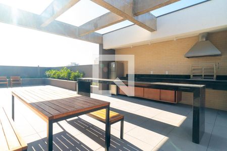 Área comum - Churrasqueira de kitnet/studio para alugar com 1 quarto, 27m² em Vila Guarani (zona Sul), São Paulo