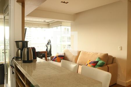 Sala de apartamento para alugar com 2 quartos, 62m² em Vila Anastácio, São Paulo