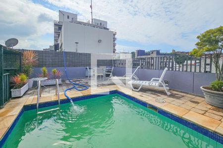 Área de Lazer privativa de apartamento para alugar com 4 quartos, 290m² em Jardim Tres Marias, Guarujá
