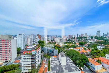 Vista da Varanda de kitnet/studio à venda com 1 quarto, 26m² em Cerqueira César, São Paulo