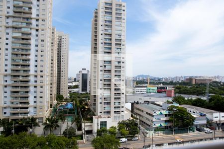 Vista da Varanda da Sala  de apartamento à venda com 1 quarto, 38m² em Parque Industrial Tomas Edson, São Paulo