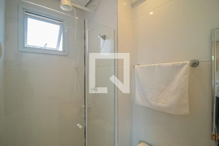 Banheiro de kitnet/studio à venda com 1 quarto, 30m² em Vila Dom Pedro Ii, São Paulo