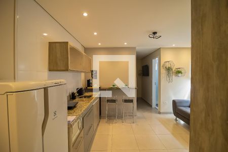 Sala/Cozinha de kitnet/studio à venda com 1 quarto, 30m² em Vila Dom Pedro Ii, São Paulo