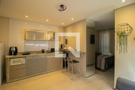Sala/Cozinha de kitnet/studio à venda com 1 quarto, 30m² em Vila Dom Pedro Ii, São Paulo
