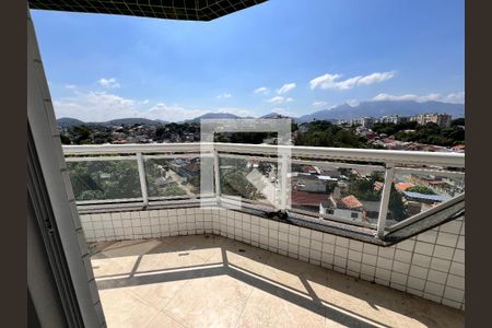 Varanda - Sala de apartamento à venda com 3 quartos, 80m² em Taquara, Rio de Janeiro