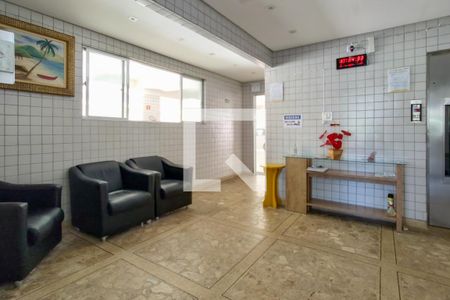 Hall de entrada de apartamento para alugar com 2 quartos, 92m² em Vila Caiçara, Praia Grande