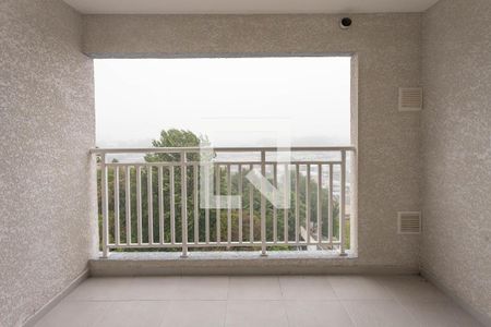 Varanda da sala / área de serviço  de apartamento à venda com 2 quartos, 43m² em Conceição, Diadema