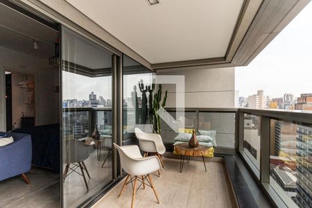Varanda de kitnet/studio para alugar com 1 quarto, 42m² em República, São Paulo