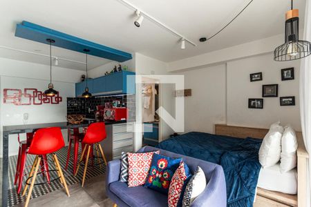 Studio de kitnet/studio para alugar com 1 quarto, 42m² em República, São Paulo