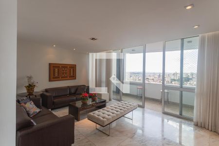 Sala 1 de apartamento à venda com 4 quartos, 180m² em Gutierrez, Belo Horizonte