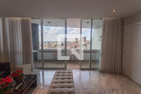Varanda da Sala 1 de apartamento à venda com 4 quartos, 180m² em Gutierrez, Belo Horizonte