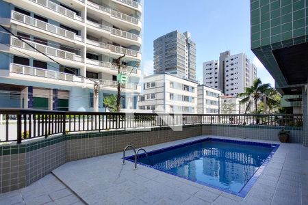 Área comum - Piscina de apartamento para alugar com 3 quartos, 140m² em Vila Tupi, Praia Grande
