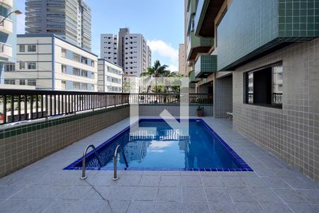 Área comum - Piscina de apartamento para alugar com 3 quartos, 140m² em Vila Tupi, Praia Grande