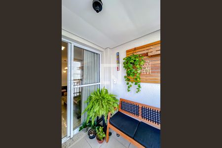Varanda da Sala de apartamento para alugar com 1 quarto, 40m² em Brás, São Paulo