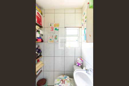 Casa 3 - Banheiro da suíte de casa à venda com 3 quartos, 120m² em Parque Novo Lar, São Paulo
