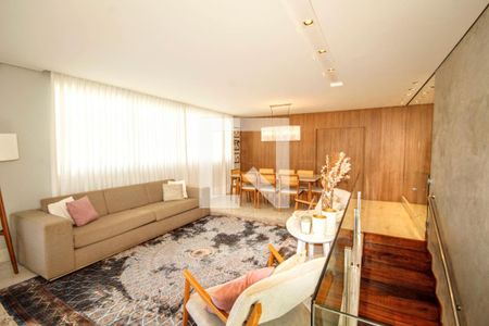 Sala 1 de apartamento à venda com 4 quartos, 300m² em Buritis, Belo Horizonte