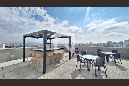 Área comum - Churrasqueira de kitnet/studio à venda com 1 quarto, 27m² em Perdizes, São Paulo