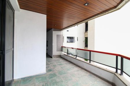 Varanda da Sala de apartamento à venda com 4 quartos, 187m² em Itaim Bibi, São Paulo