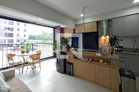 Sala de apartamento à venda com 3 quartos, 77m² em Swiss Park, Campinas
