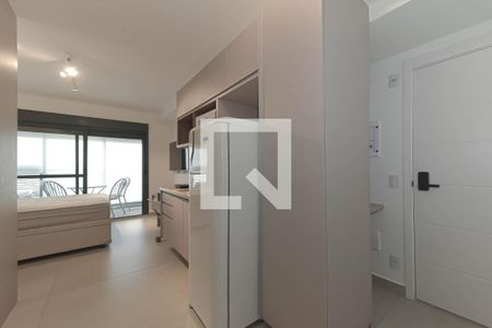 Cozinha de kitnet/studio para alugar com 1 quarto, 25m² em Jardim das Acacias, São Paulo