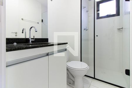 Banheiro Social de kitnet/studio para alugar com 1 quarto, 24m² em Perdizes, São Paulo