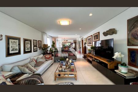 Sala de apartamento à venda com 4 quartos, 198m² em Sion, Belo Horizonte