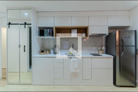 Cozinha de kitnet/studio à venda com 1 quarto, 26m² em Vila Mariana, São Paulo
