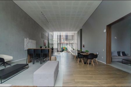 Área comum - Salão de festas Gourmet de kitnet/studio para alugar com 1 quarto, 26m² em Vila Mariana, São Paulo