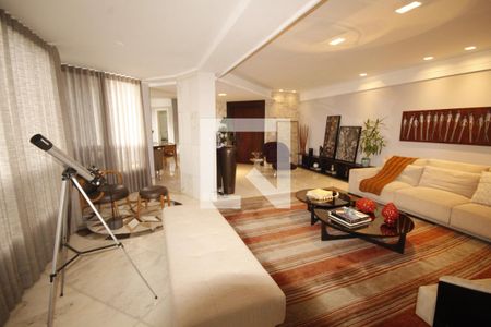 Sala de apartamento à venda com 5 quartos, 534m² em Carmo, Belo Horizonte