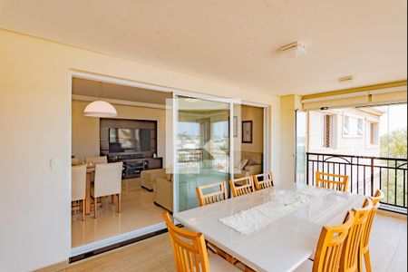 Varanda Gourmet de apartamento à venda com 3 quartos, 138m² em Jardim Chapadão, Campinas