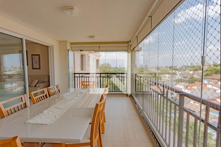 Varanda Gourmet de apartamento à venda com 3 quartos, 138m² em Jardim Chapadão, Campinas