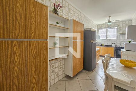 Cozinha de apartamento para alugar com 3 quartos, 120m² em Vila Maia, Guarujá