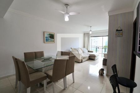 Sala de apartamento para alugar com 3 quartos, 100m² em Jardim Tres Marias, Guarujá