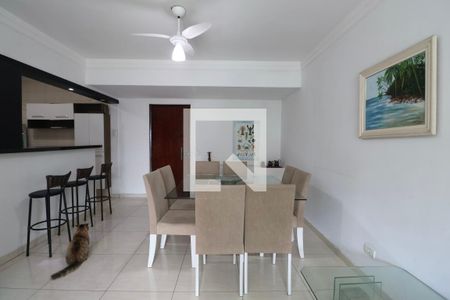 Sala de apartamento para alugar com 3 quartos, 100m² em Jardim Tres Marias, Guarujá