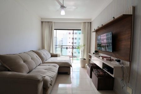 Sala de apartamento para alugar com 3 quartos, 100m² em Jardim Tres Marias, Guarujá