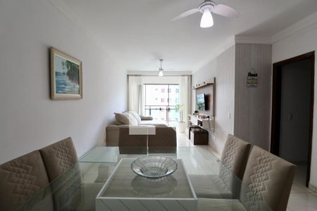 Sala de apartamento para alugar com 3 quartos, 100m² em Jardim Tres Marias, Guarujá