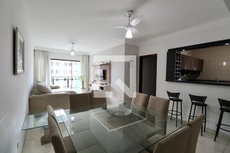 Sala de apartamento para alugar com 3 quartos, 100m² em Jardim Tres Marias, Guarujá