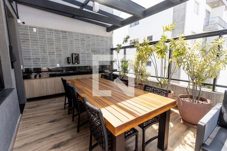 Varanda gourmet de apartamento à venda com 1 quarto, 34m² em Perdizes, São Paulo