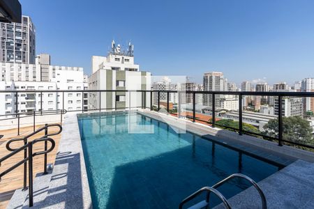 Área comum - Piscina de apartamento à venda com 1 quarto, 34m² em Perdizes, São Paulo
