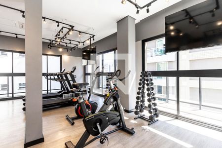 Área comum - Academia de apartamento à venda com 1 quarto, 34m² em Perdizes, São Paulo
