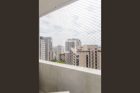 Varanda da Suíte 1 de apartamento à venda com 4 quartos, 212m² em Moema, São Paulo
