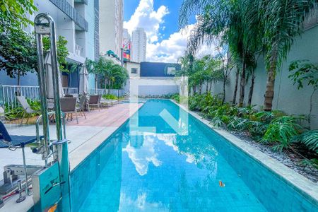 Área comum - Piscina de kitnet/studio à venda com 1 quarto, 37m² em Pinheiros, São Paulo