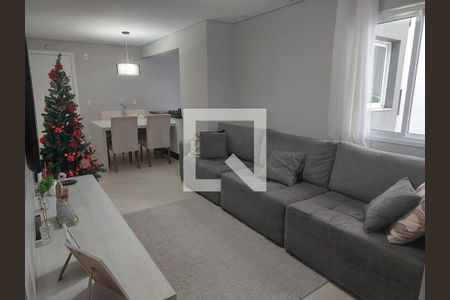 Sala de apartamento à venda com 2 quartos, 134m² em Vila Valparaíso, Santo André