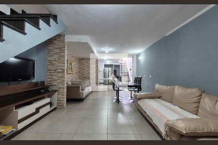 Sala de casa à venda com 3 quartos, 163m² em Vila Camilópolis, Santo André